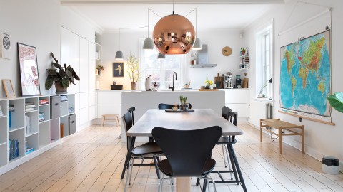 Familiens kreative køkkenrum