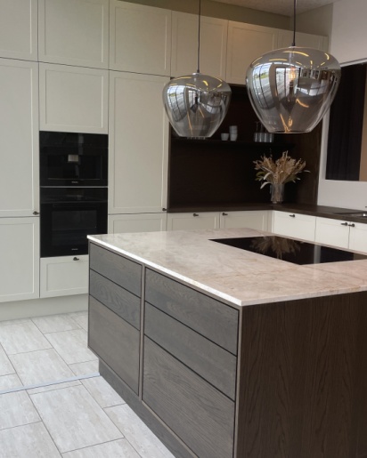 Retro kanvas køkken fra Svane Køkkenet