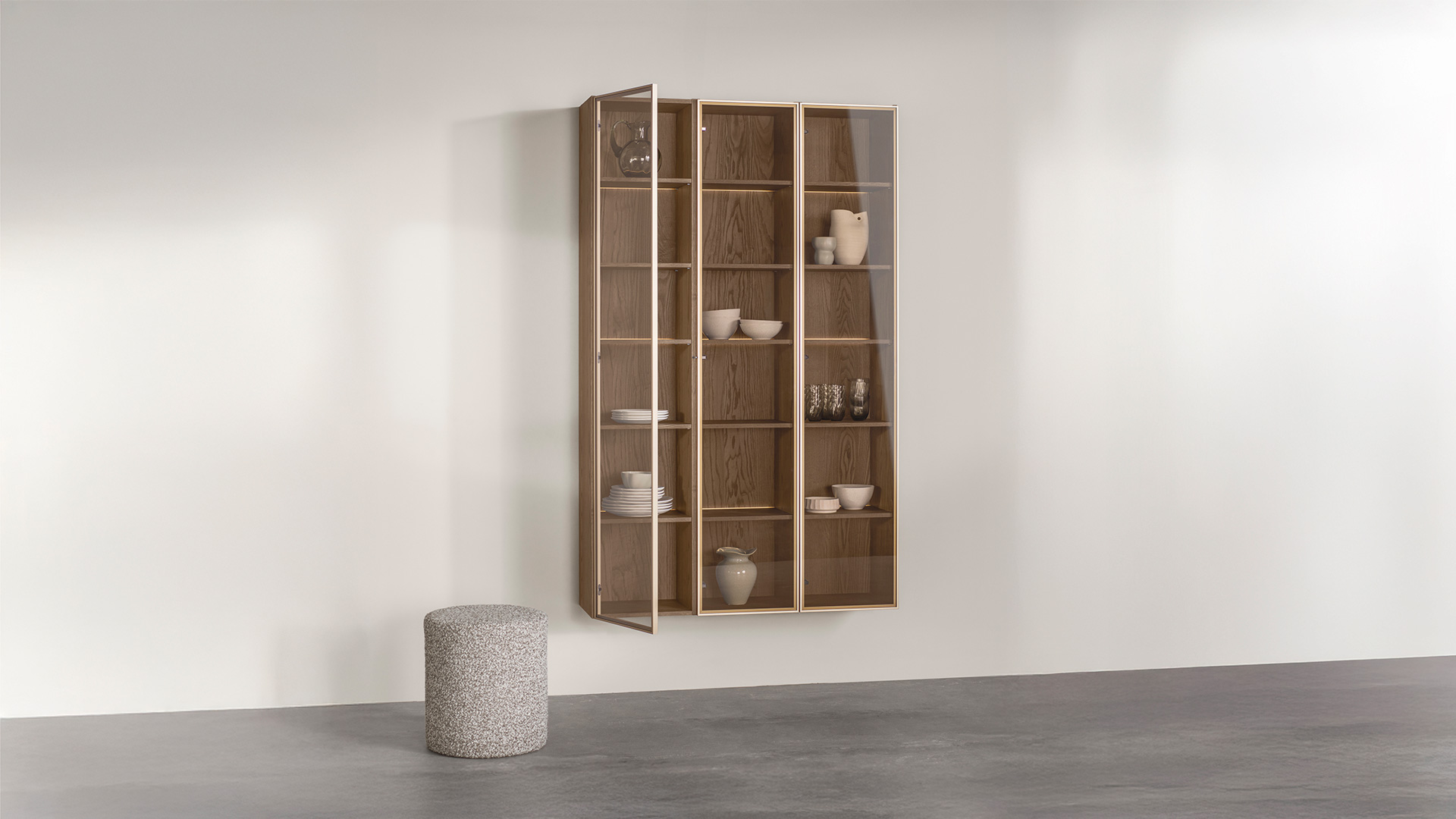 Vitrineskabe fra Svane Køkkenet